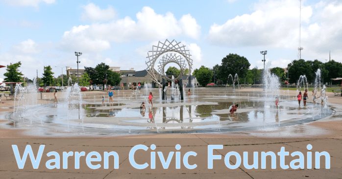 Warren Civic Center Fountain