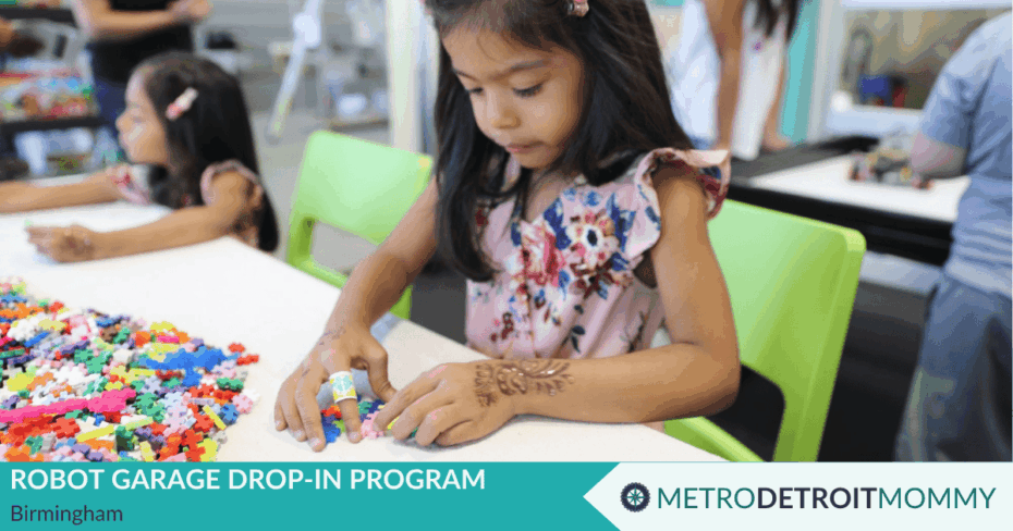 Drop-Ins Coming Soon to The Robot Garage: A Creative Space for Curious Kids 18 robot garage drop in program