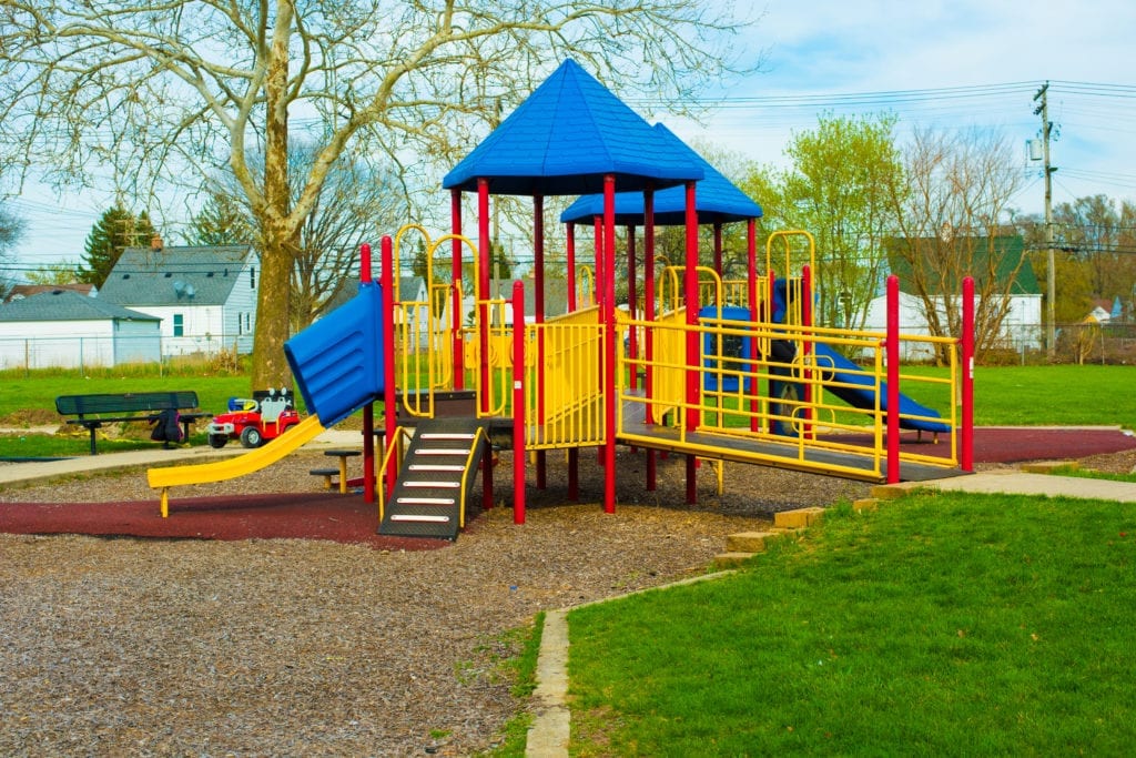 Toddler Play Structure at Dad Butler Park in Detroit