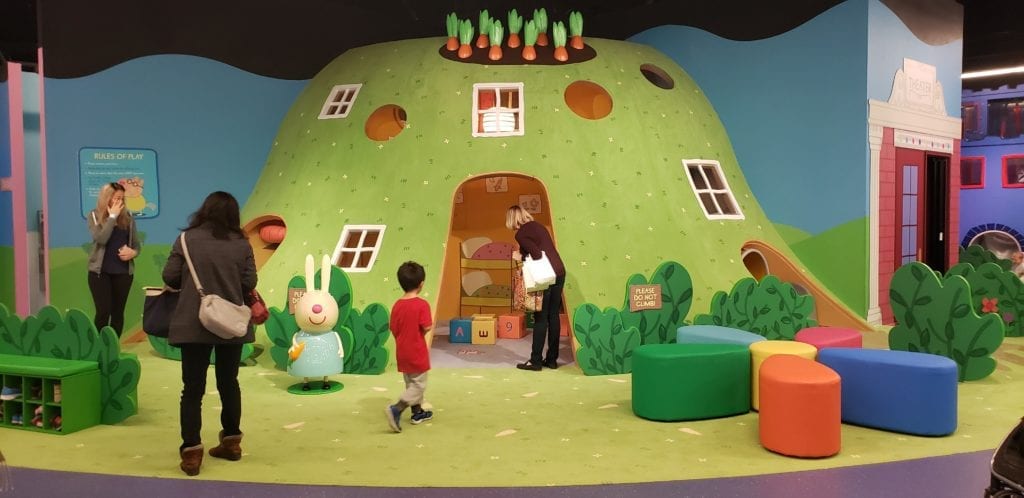Peppa Pig World of Play Great Lakes Crossing Outlet Rebecca Rabbit's Underground Adventure