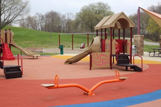 toddler play area at Marshbank Park