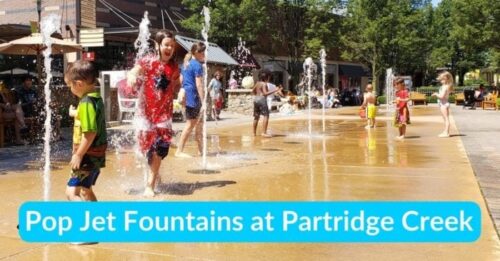Partridge Creek Splash Pad 17 Pop Jet Fountains at Partridge Creek