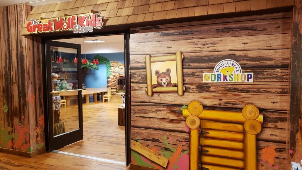 Build a Bear in Great Wolf Lodge Pocono Mountains
