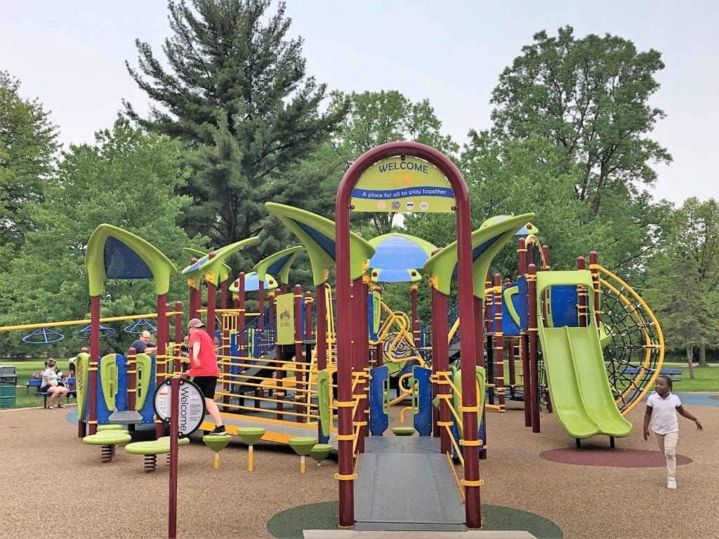Rotary Park in Livonia Universally Accessible Playscape