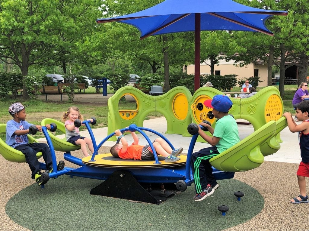 Rotary Park in Livonia Universally Accessible Playscape