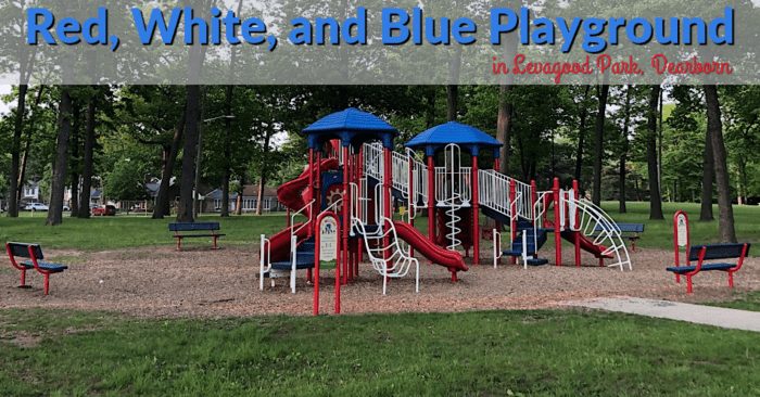 Red, White and Blue Playground in Levagood Park