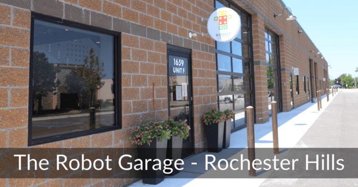 The Robot Garage in Rochester Hills Store Front