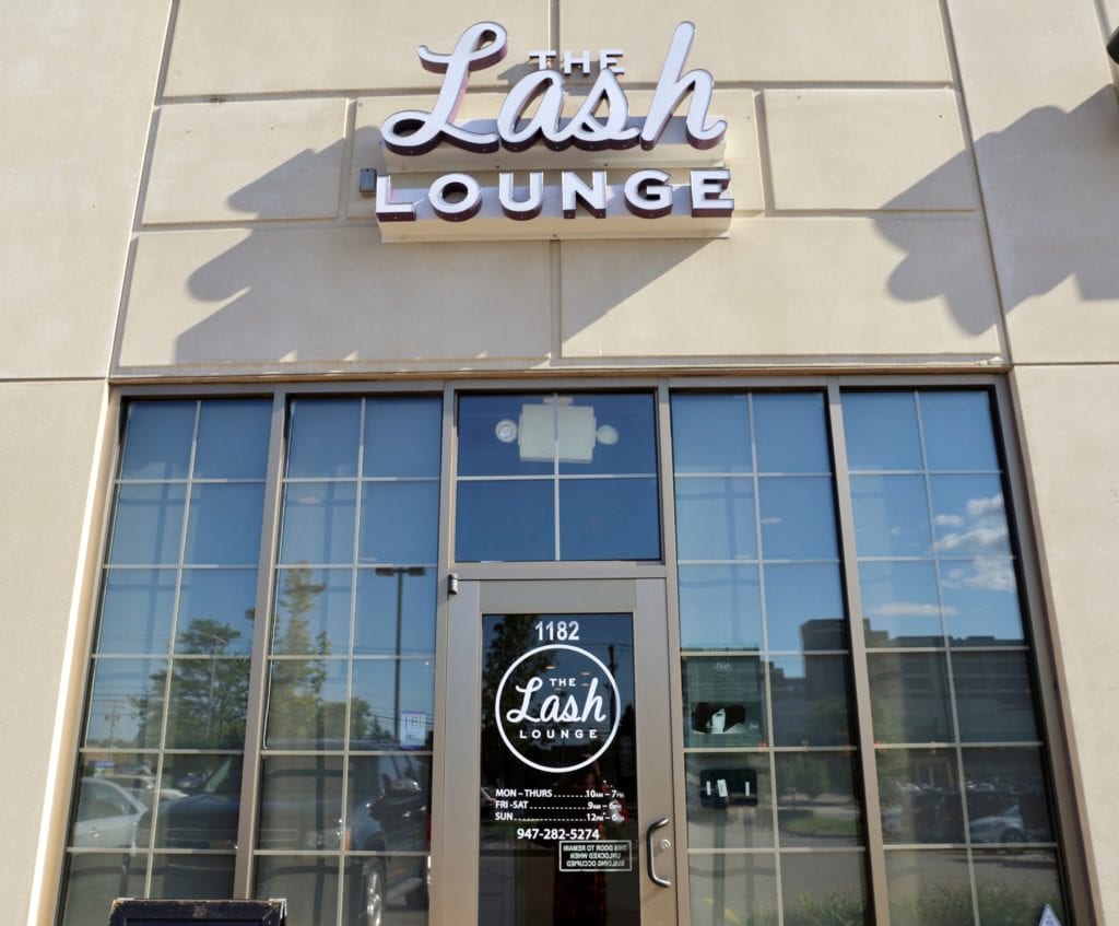 The Lash Lounge Store Front