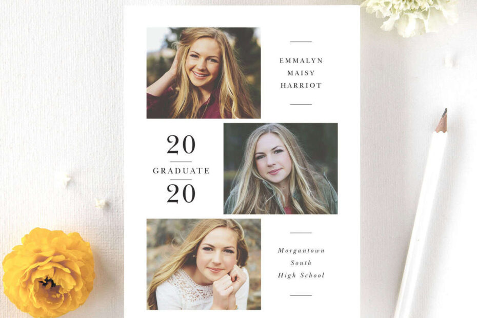 Order Graduation Announcements from Basic Invite! 23 all three graduation announcement 3