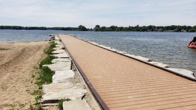 Recreational Boardwalk on Cass Lake at Dodge State Park