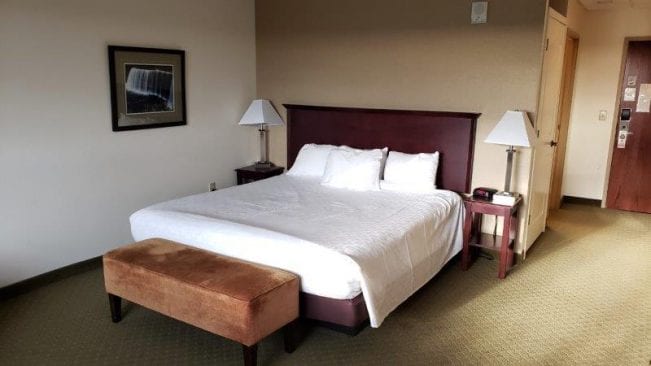King Bed Hotel Room at Island Resorts
