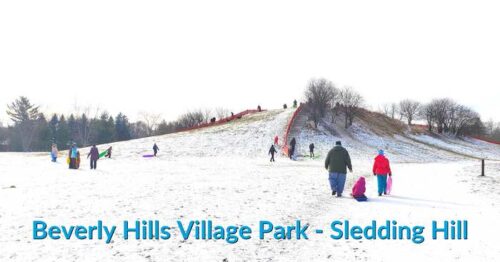 The Best Thrill-Seekers Sledding Hill at Beverly Hills Park 9 Beverly HIlls Park Sledding Hill