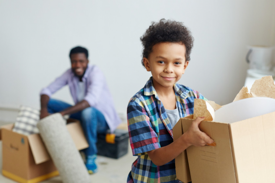 moving with kids