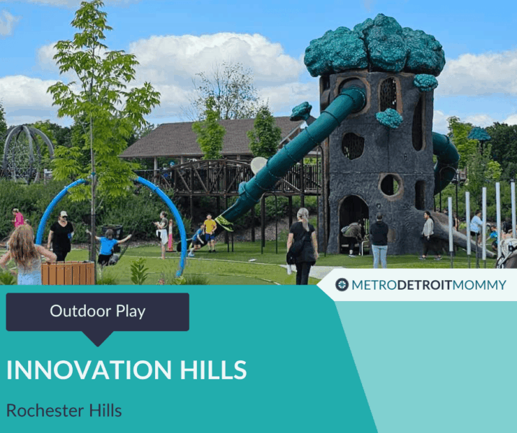 Innovation Hills Park in Rochester Hills: Epic Playground 8 Innovation Hills in Rochester Hills