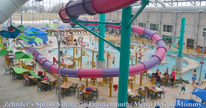 zehnder's splash village atrium slide