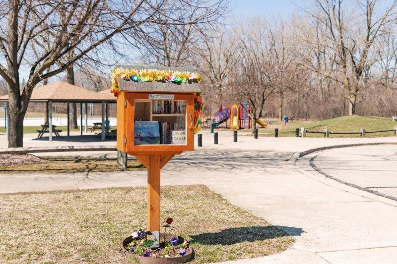 Little Free Library at Avondale Park in Rochester Hills