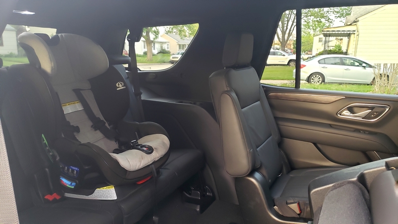 2021 Chevrolet Tahoe roomy back seats