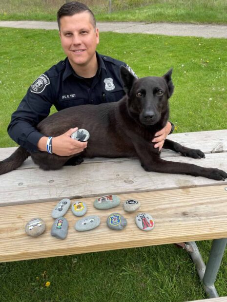 The Farmington Hills Police Department Rocks! 4 Officer Ryan Yudt and K9 Officer Dozer scaled