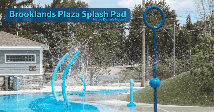 Find a Free Splash Pad Near Me in Southeast Michigan 3 Rochester Hills Splash Pad Brookland Plaza Splash Pad
