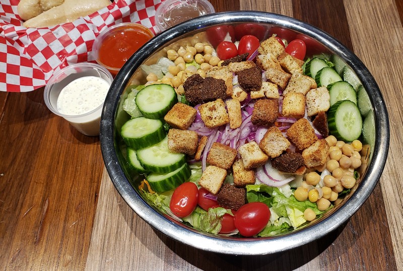 Salad from Buddy's Pizza Detroit