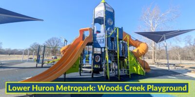 New Lower Huron Metropark Playground- Ultimate Thrilling Space Theme