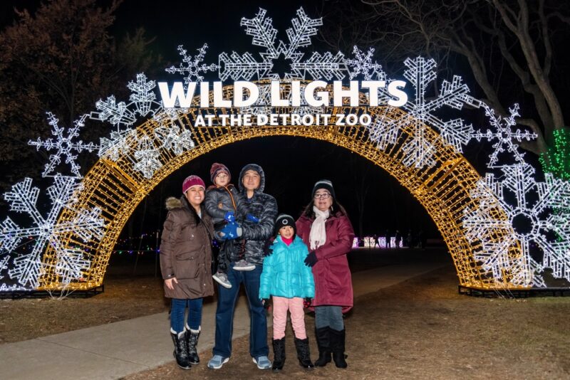 Wild Lights Detroit Zoo 2023/2024 Great Family Holiday Experience