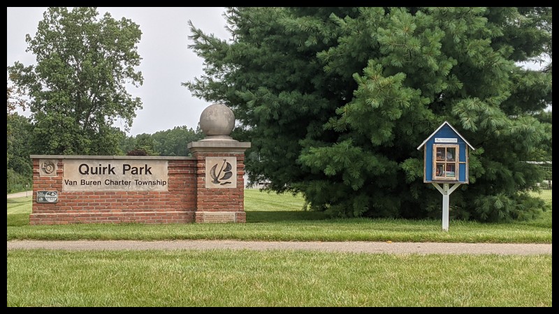 Quirk Park sign