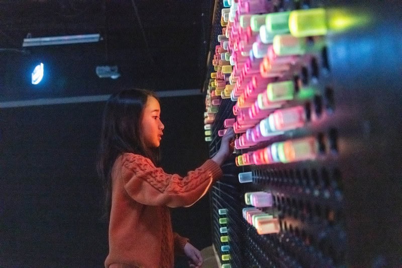 New: Impression 5 Science Center Photos & Visitor's Guide {Lansing} 6 Light Mosaic at Impression 5 Science Center