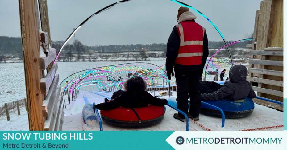 snow tubing Metro Detroit