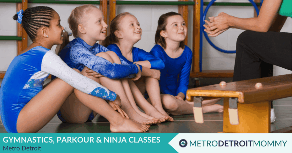 Kids, Toddler and Adult Gymnastics Near Metro Detroit 9 gymnastics parkour ninja classes near me