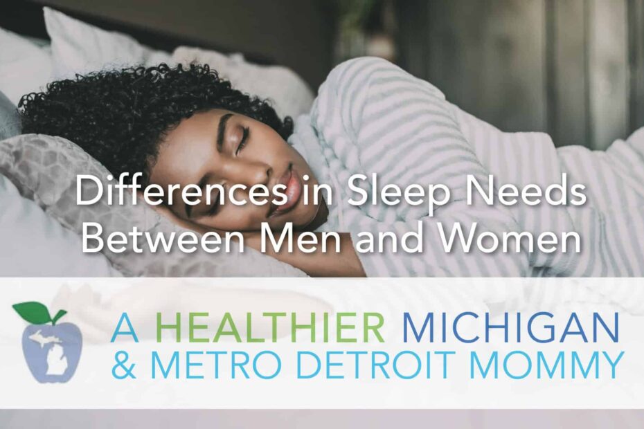 Differences in Sleep Needs Between Men and Women 9 MDM Sleep scaled