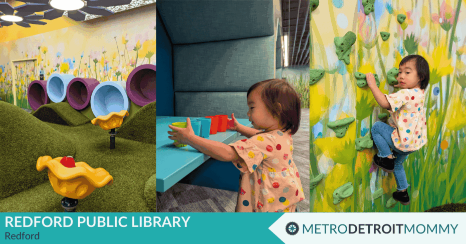 Redford Public Library New Children's Library: Indoor Play 3 Redford public Library children's indoor play space cover