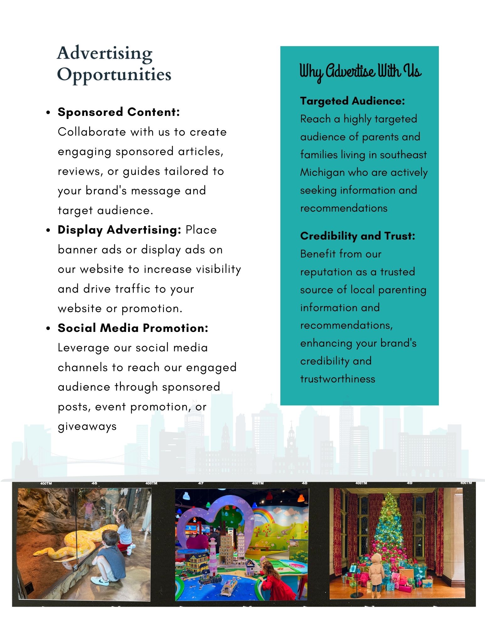 Our Marketing/Media Kit 2 2