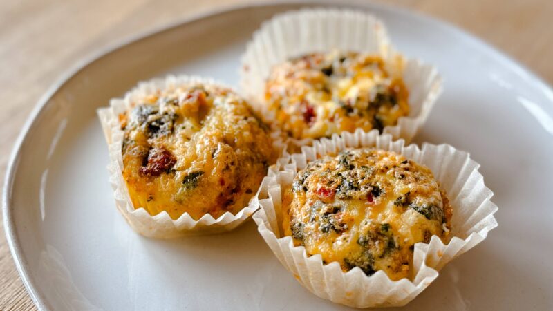 3 Flavor-Packed Easter Brunch Ideas 2 Sundried Tomato and Basil Egg Bites 1