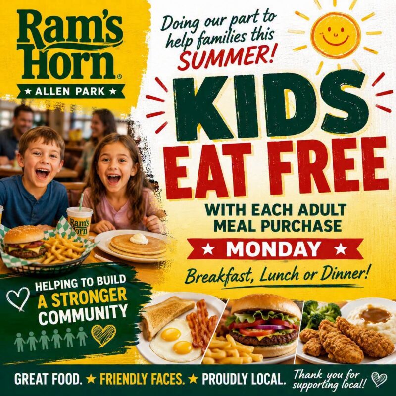 Kids Eat Free in Metro Detroit: 13 Restaurants Offering Free Kids Meals 2 Image 11