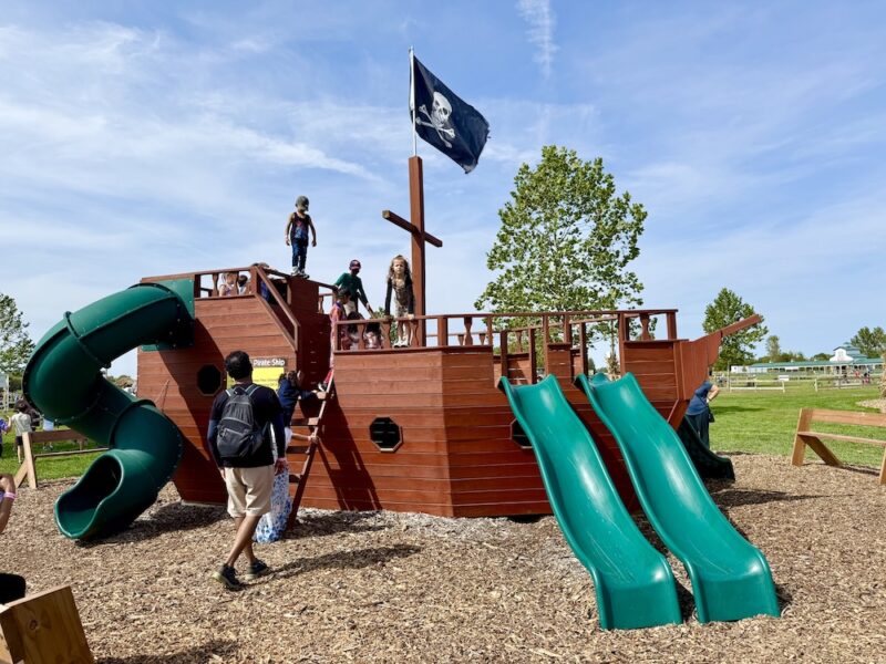 There's a New Mega Slide at DeBuck's Family Farm-And It's Included with Admission! 3 pirateship