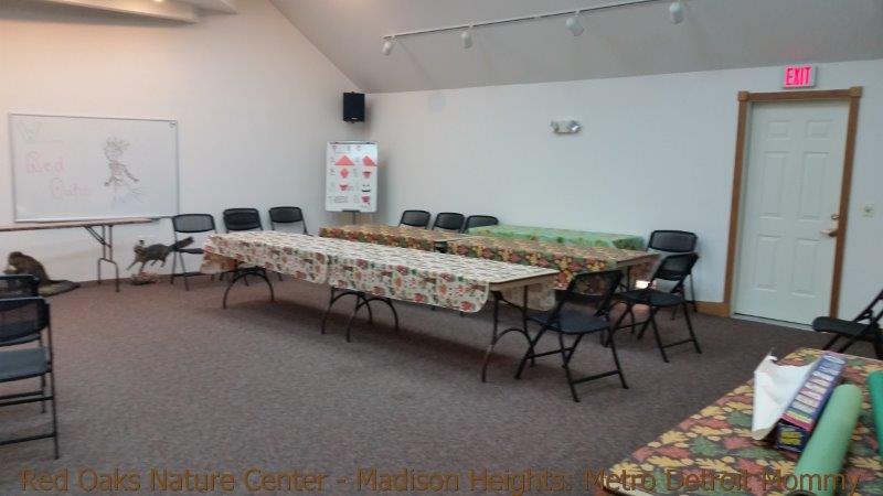 Red Oaks Nature Center Party Room